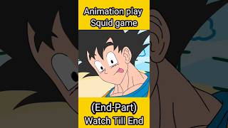 When Animation play Squid Game End gokushorts [upl. by Akimas]