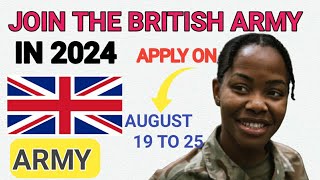 British Army recruitment for commonwealth citizens 2024 [upl. by Nilcaj137]