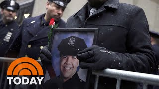 Emotional Funeral Held For Jason Rivera NYPD Officer Killed In The Line Of Duty [upl. by Hartill]