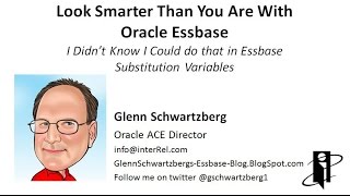 I Didnt Know I Could do that in Essbase  Substitution Variables [upl. by Caia]