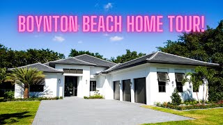 SNEAK PEAK INTO A BOYNTON BEACH FLORIDA NEW CONSTRUCTION HOME [upl. by Rebhun]