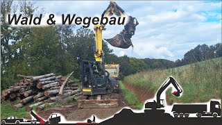 Obstwiese nivellieren amp Weg ausbessern  Yanmar B76 mit Tiltrotator  Baustellentagebuch [upl. by Malilliw90]