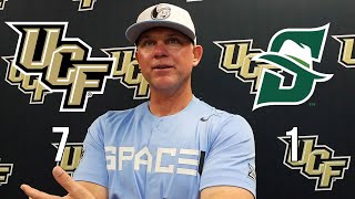 UCF Baseball 7 Stetson 1  Coach Rich Wallace Press Conference ⚾ [upl. by Brietta932]