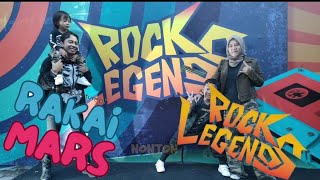 Rakai amp Mars nonton Konser Rock Legends Taman Candra Wilwatikta Pandaan [upl. by Ketti]