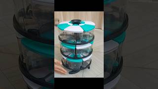 360° Revolving Spice Rack Container unboxing shorts shortvideo viral viralvideo youtubeshorts [upl. by Juliet499]