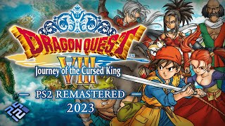 Dragon Quest VIII PS2 Remaster  NEW HD UI Fonts amp Textures 2023  PCSX2 173 [upl. by Htiaf]