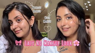 Easy “NO MAKEUP” MAKEUP Look🌷🤍 Natural Everyday Makeup For Beginners nomakeup makeup koreanskin [upl. by Ahtabbat]