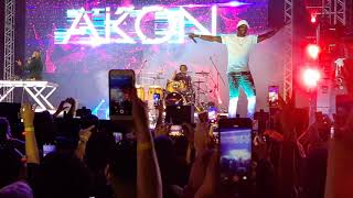 Akon Dont Matter live On Music Festival SP [upl. by Atnohsal]