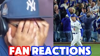 FAN REACTIONS to Freddie Freeman’s WALK OFF GRAND SLAM [upl. by Lingwood]