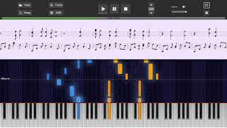 BLINDING LIGHTS Piano MIDI Tutorial The Weeknd [upl. by Eibmab]