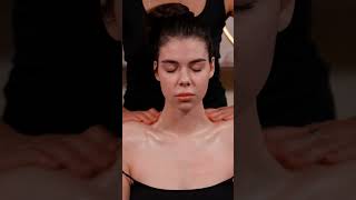 ASMR relaxing neck line and facial massage for Lisa asmrmassage [upl. by Minne]