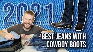 My favorite mens jeans for cowboy boots in 2021 From 15 to 80 [upl. by Bonucci]