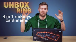 4 in 1 rinkinys žaidimams  DELTACO GAMING  Unbox Ring apžvalga [upl. by Costanzia392]