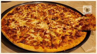 Barbecue Chicken Pizza  BBQ Pizza  Simple amp Tasty Recipe [upl. by Leanor583]