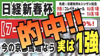 【日経新春杯2024】実は1強「7000」勝率100％の鉄板データ発見！昨年から重賞「16週連続的中」の競馬推進室オススメの軸1頭はコレ！ [upl. by Enilrae31]