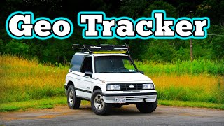 1995 Geo Tracker Regular Car Reviews [upl. by Arelus487]