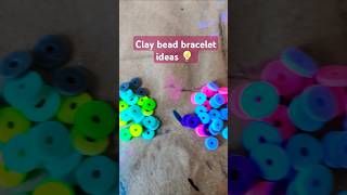 Clay bead bracelet ideas 💡 [upl. by Deane]