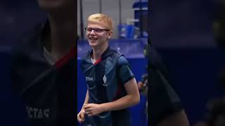 Félix remporte la médaille d’or de ces Jeux Européens 🥇 tennisdetable pingpong tabletennis [upl. by Amerd]