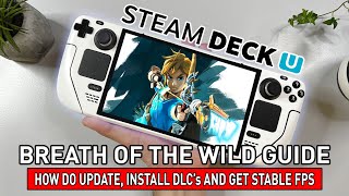 Steam Deck  Breath Of The Wild Cemu Emulation Setup Guide [upl. by Perkin193]