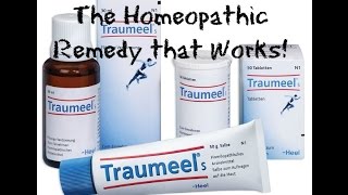 Homeopathic Remedy That Works Traumeel [upl. by Ilojne814]