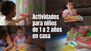 ACTIVIDADES PARA NIÑOS DE 1 A 2 AÑOS  DESARROLLO MOTRICIDAD FINA [upl. by Inesita119]