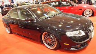 Audi A4 8E Tuning at Essen Motorshow  Exterior Walkaround [upl. by Mezoff]