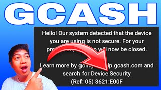 GCASH PROBLEM DEVICE SECURITY [upl. by Henleigh199]