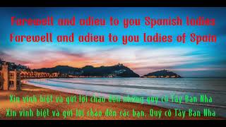 Spanish Ladies Lyrics Vietssub Fare ye well  Lyrics  Vietsub  Farewell and adieu [upl. by Woehick]