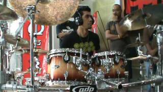 Franklin Benitez Otep Concepcion Benjie Mendez  drum jam Drum Day at Lyric [upl. by Analli]