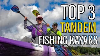 TOP 3 Tandem Fishing Kayaks [upl. by Ennovart]