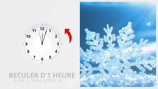 ATTENTION  Changement dHEURE Hiver 2017 [upl. by Skipp]