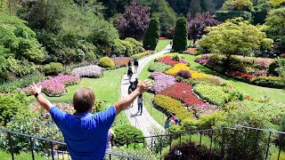 The Butchart Gardens Victoria Island 2 [upl. by Yemerej]