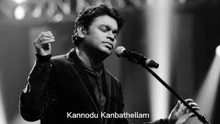 Kannodu kanbathellam high quality audio song  Jeans  AR Rahman high quality audio songs [upl. by Hoban]