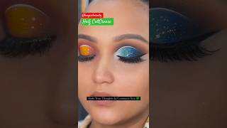 Half cut crease glimpsebeauty perfecteyeshape eyemakeup eyemakeupartist ytshorts viral [upl. by Enneibaf]