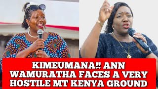 ANN WAMURATHA LANDS IN TROUBLE THE GROUND IS VERY HOSTILE IN MT KENYA REGION [upl. by Kral]