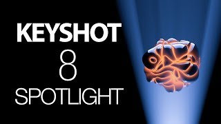 KEYSHOT 8  SPOTLIGHT [upl. by Elleinad]