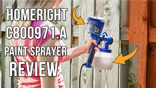 HomeRight C800971 Super Finish Max HVLP Paint Sprayer Review and Demonstration [upl. by Eilitan936]