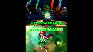 Lloyd Vs Arkayna Mysticons ninjago 1v1 debateedit Curehappyeditz [upl. by Edveh]