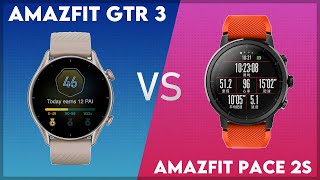 Amazfit GTR 3 vs Amazfit Pace 2s Comparison [upl. by Rube153]