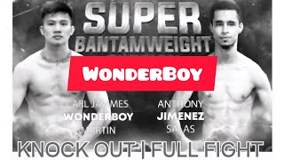 KNOCK OUT Carl Jammes Martin VS Anthony Jimenez Salas FULL FIGHT 9624 WONDERBOY IFUGAO [upl. by Ul797]