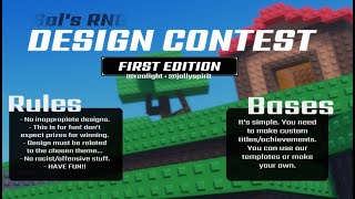 sols rng design contest by me and realight [upl. by Wolfort]