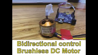 Bidirectional Arduino Control BLDC Motor [upl. by Katharine]