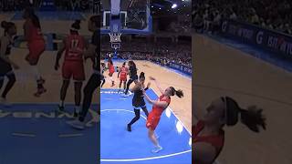 Diamond DeShields gets called for consecutive identical fouls [upl. by Nauqe]