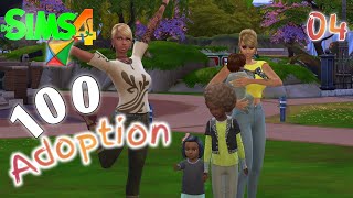 WIR adoptieren ein MÄDCHEN 🥹 Die Sims 4  100 Adoption Challenge  natiko 4 [upl. by Maunsell]