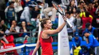 TOP 10 good points Simona HALEP vs Nicole GIBBS Shenzhen Open in 2018 [upl. by Immas499]