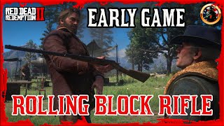 How to Get ROLLING BLOCK RIFLE Early in Red Dead Redemption 2 [upl. by Bierman]