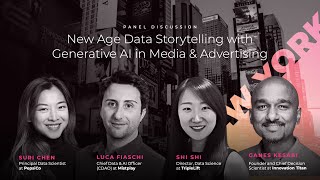 Panel New Age Data Storytelling with Generative AI in Media amp Advertising [upl. by Willem]