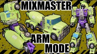 Mecha Alliance Mixmaster Arm Mode Debut [upl. by Fabrianna]