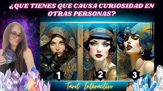 Qué Tienes Que Causa Curiosidad En Otros👀🔮Tarot Interactivo🧿 [upl. by Anagnos]