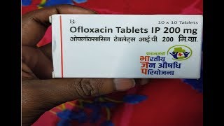 Ofloxacin tablets IP 200 mg jan dhan aushadhi full review benefits and uses in Hindi [upl. by Reviere]